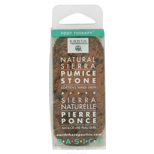 Earth Therapeutics Natural Sierra Pumice Stone Softens Hard Skin, 1 Ea